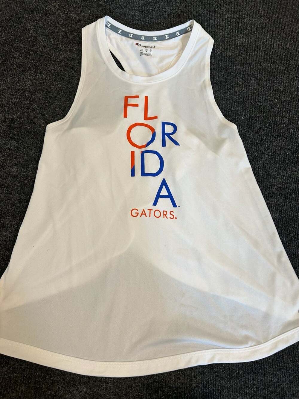 Champion Florida Gators Women's White Tank Top Size M